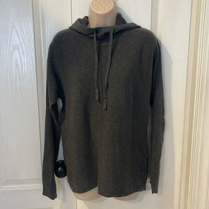 Banana Republic gray sweater hoodie-med